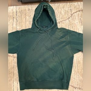 Brandy Melville John galt sun bleached green hoodie